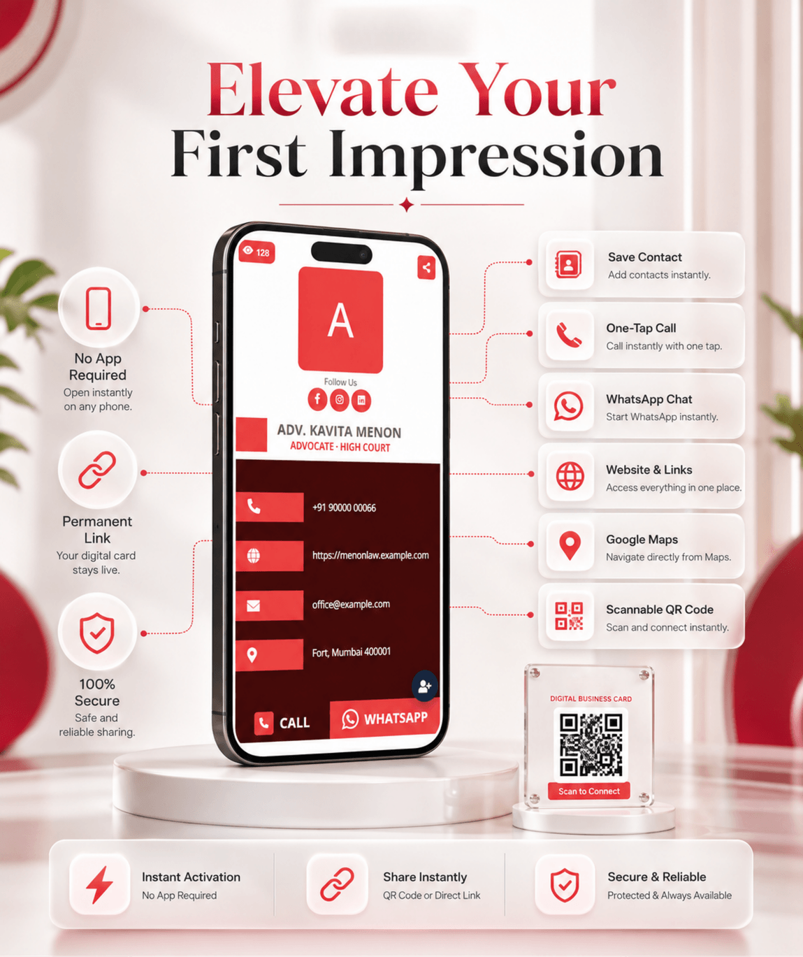 Crimson Digital Business Card digital business card — view 4 of 4 (thumbnail)