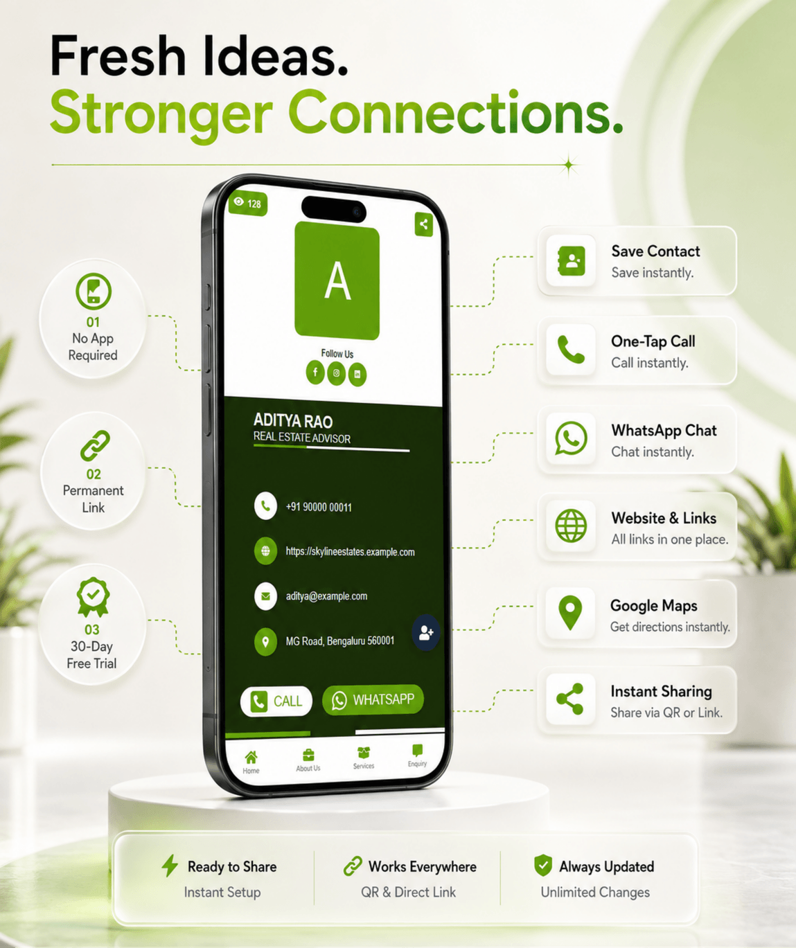 Lime Digital Business Card digital business card — view 4 of 4 (thumbnail)