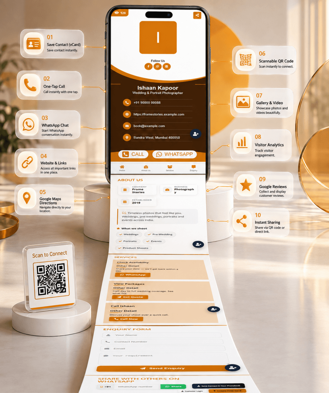 Marigold Digital Business Card digital business card — view 3 of 4 (thumbnail)